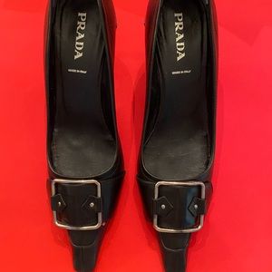 Prada Buckle Pumps